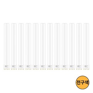 오스람 FPL 형광등 DULUX L 24W 전구색, 12개