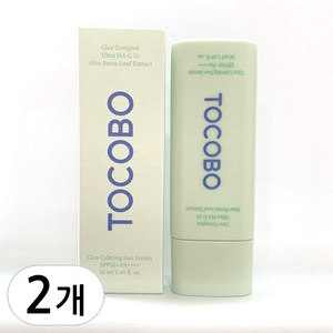 [토코보 본사] 토코보 시카 카밍 선세럼 SPF50+ PA++++, 2개, 50ml