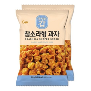 청우식품 참소라형 과자, 120g, 4개