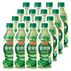 델몬트 알로에 로어슈거 400ml, 16개