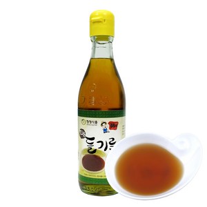 청정식품 HACCP 통들깨 100% 고소한 들기름, 1개, 350ml