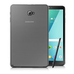 스냅케이스 갤럭시탭 A6 10.1 with S펜 SM-P580 / P585 크리스탈 투명 젤리 케이스, 반투명