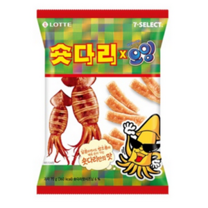 숏다리오잉 간식스낵, 5개, 70g