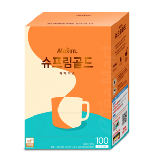 맥심 슈프림 골드 커피믹스, 13.5g, 100개입, 3개