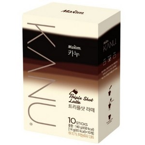 동서 맥심 카누 트리플샷 라떼 10T, 10개입, 1개