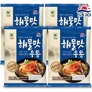 사조대림 대림 해물맛 우동 212g, 4개