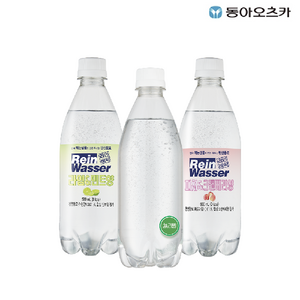 동아오츠카 라인바싸 탄산수 500ml PET 3종 2박스 (총40입), 피치크랜베리향+라임민트향