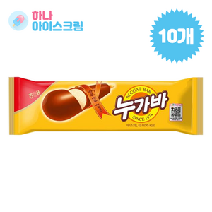 해태 누가바 아이스크림, 63ml, 10개