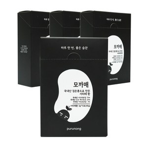 푸르농 맥주효모환 서리태환 검정콩환, 45g, 4개