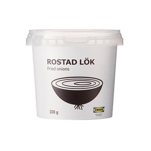 이케아 ROSTAD LOK 로스타드 뢰크 양파튀김 302.371.76, 100g, 1개