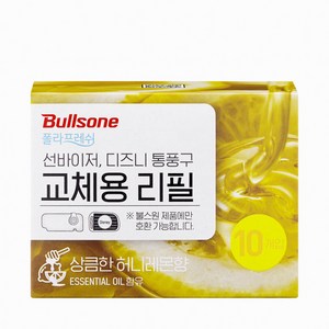 불스원 폴라프레쉬 선바이저 디즈니 차량용 방향제 리필 4ml x 10P, 허니레몬향, 1개