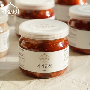 강경 함열상회 국내산 통영 생굴 어리굴젓 500g 1kg 양념 젓갈 반찬, 1개