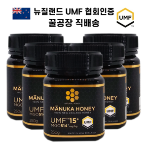 내추럴허니 뉴질랜드 마누카꿀 UMF15 250g 5개