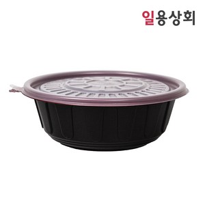 [ILYONG] 미니 탕용기 JH 195파이 소 1100ml 100세트 PP 투톤, 100개, 1개