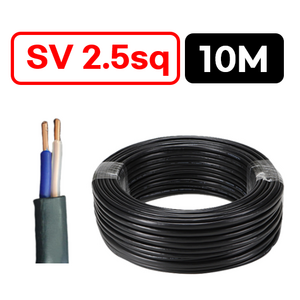 국산 SV 2.5sq X 2c 단선 전선 전기선 단심 KS인증 옥내 옥외( 실외) 배선 스위치 콘센트 기능사 실기 시험 전선케이블, 1개
