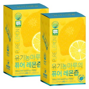 유기농마루 퓨어 레몬즙, 30개, 20g