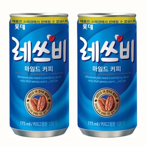 레쓰비 마일드 캔커피, 175ml, 90개