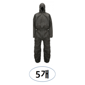 애니가드 세이프티 J100 원피스 SB 작업복, 그레이, 5개