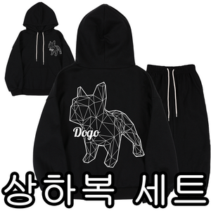 [국내 생산] 마고주니어 주니어용 오버핏 불독 후드티 상하복세트 [키 120 130 140 150 160]