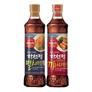 카시오마켓 CJ 하선정 까나리액젓 멸치액젓 800g 김장용 액젓 (1+1), 1세트