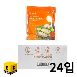 [무료배송][쿡샾]월남쌈-원형300g, 300g, 24개