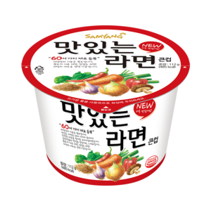 삼양 맛있는라면 큰컵, 5개