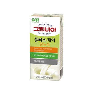 정식품(그린비아) 정식품 그린비아 플러스케어 디엠 당뇨식 200ml, 96개