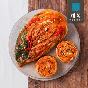 대복 포기김치 3kg (꽃게육수로 시원하고 아삭한 맛), 1개