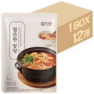 아워홈 얼큰한 알탕 400g x 12개 (1박스)