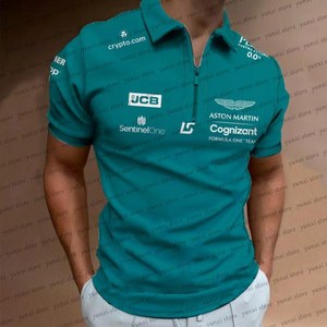 카라티 남성 아미 남자 반팔 Sudadea de calle 카를로스 paa hombe 폴로 manga cota F1 레이싱 애스턴 마틴 camisa cemallea