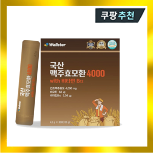 웰스터 국산 맥주효모환 4000 4.2g x 30포, 126g, 1개