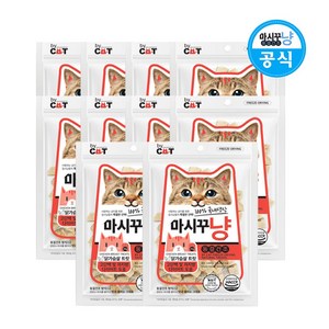 바이캣 마시꾸냥 고양이 동결건조 간식, 닭가슴살트릿25g, 25g, 10개