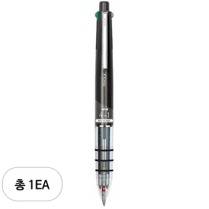 자바펜 나노C 4+1 멀티펜 0.4mm, 블랙, 1개