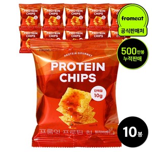 프롬잇 프로틴칩 칠리바베큐, 40g, 10개