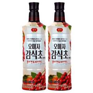 광야식품 오미자 감식초 베이스, 970ml, 2개