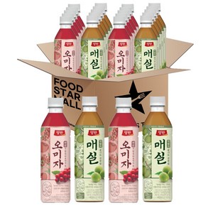 푸드스타 동원 양반 500ml 2종세트(매실차 오미자차) 각 10개 총 20개