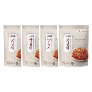 아워홈 맛김치, 400g, 4개