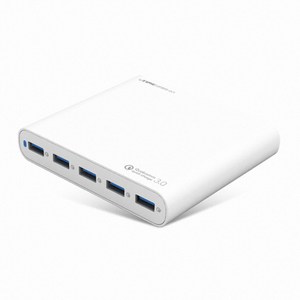 ipTIME 퀵차지3.0 80W 5포트 충전기 UP805-QC5, White, 1개