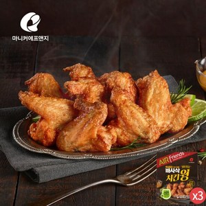 마니커에프앤지 바사삭치킨윙 400g(3봉), 400g, 3개