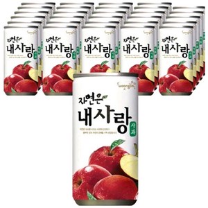 자연은 내사랑 사과주스, 180ml, 120개