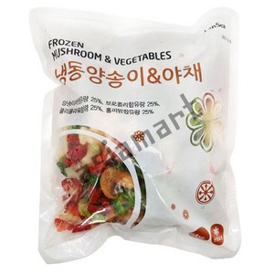 랜시 냉동 양송이&야채, 1개, 1kg