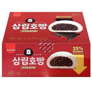 삼립호빵 우리밀 통단팥, 1.08kg, 1개