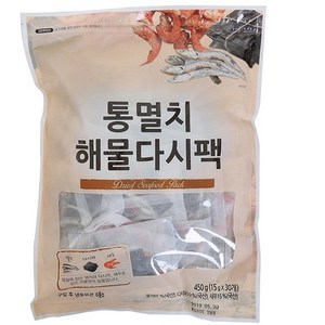 통멸치 해물 다시팩 15g X 30입, 30개