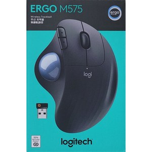 로지텍 ERGO M575 S 무선 마우스, 그래파이트, TR0006