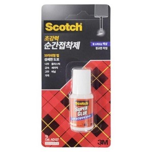 3M 순간접착제 브러쉬 AD127 7g, 1개