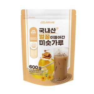 엄마사랑 국내산 벌꿀 미숫가루, 1개, 600g