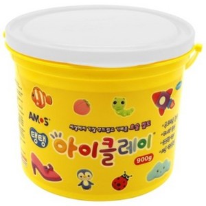 아모스 유아용 탱탱 아이클레이, 흰색, 900g, 1개