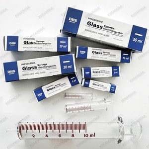 DHS 수입 유리주사기 1ml Glass Syinge 1cc 대합성, 1개
