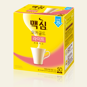 맥심 모카골드 라이트 커피믹스 50T, 11.8g, 50개입, 1개