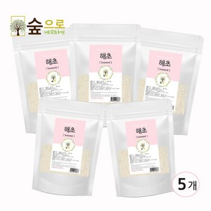 천연팩 해초가루 50g 숲으로허브 곡물팩 해초팩, 5개, 1개입